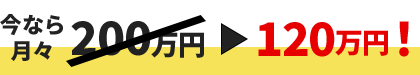 今なら月々100万円！