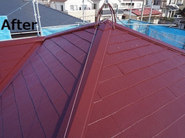 宇都宮市　積水ハウス屋根塗装リフォーム事例