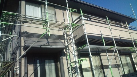 本日スタート！住宅リフォーム！セラＭフッソで屋根外壁塗装！