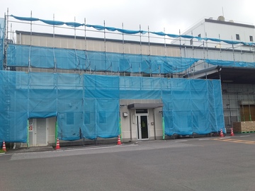 栃木県　工場屋根外壁塗装工事リフォーム　仮設工事完了！