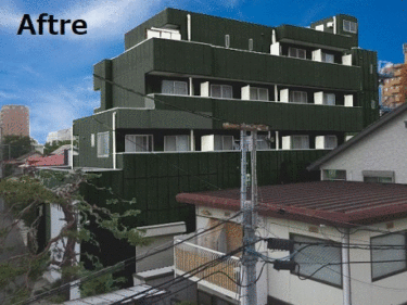 那須塩原市、マンション外壁塗装リフォーム事例