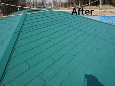 足利市　屋根塗装リフォーム事例