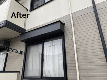 さくら市、大和ハウスアパート、シャッターボックス　カバーリフォーム事例
