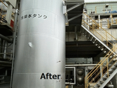 茂木町　工場タンク塗装リフォーム事例