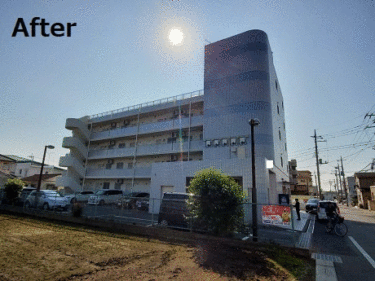 大田原市マンション外壁塗装、雨漏りリフォーム事例