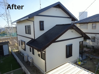 積水ハウス　宇都宮市　外壁塗装リフォーム事例
