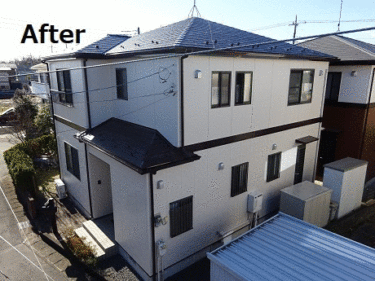 トヨタウッドユーホーム　外壁塗装リフォーム事例