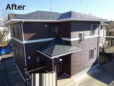 トヨタホーム　外壁塗装リフォーム事例