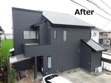 高根沢町　外壁塗装リフォーム事例