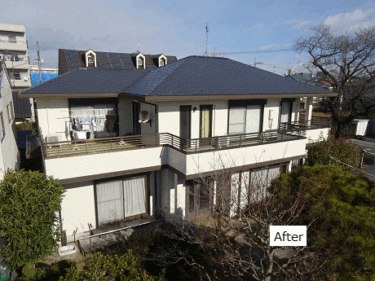 上三川町 ヘーベルハウス 外壁塗装施工事例