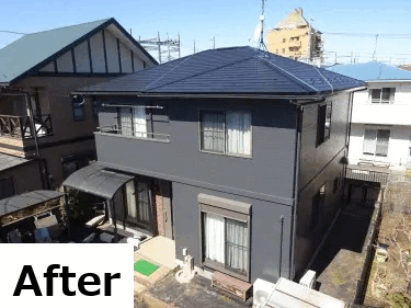 栃木市・三井ホームの屋根・外壁塗装｜色あせと汚れを改善